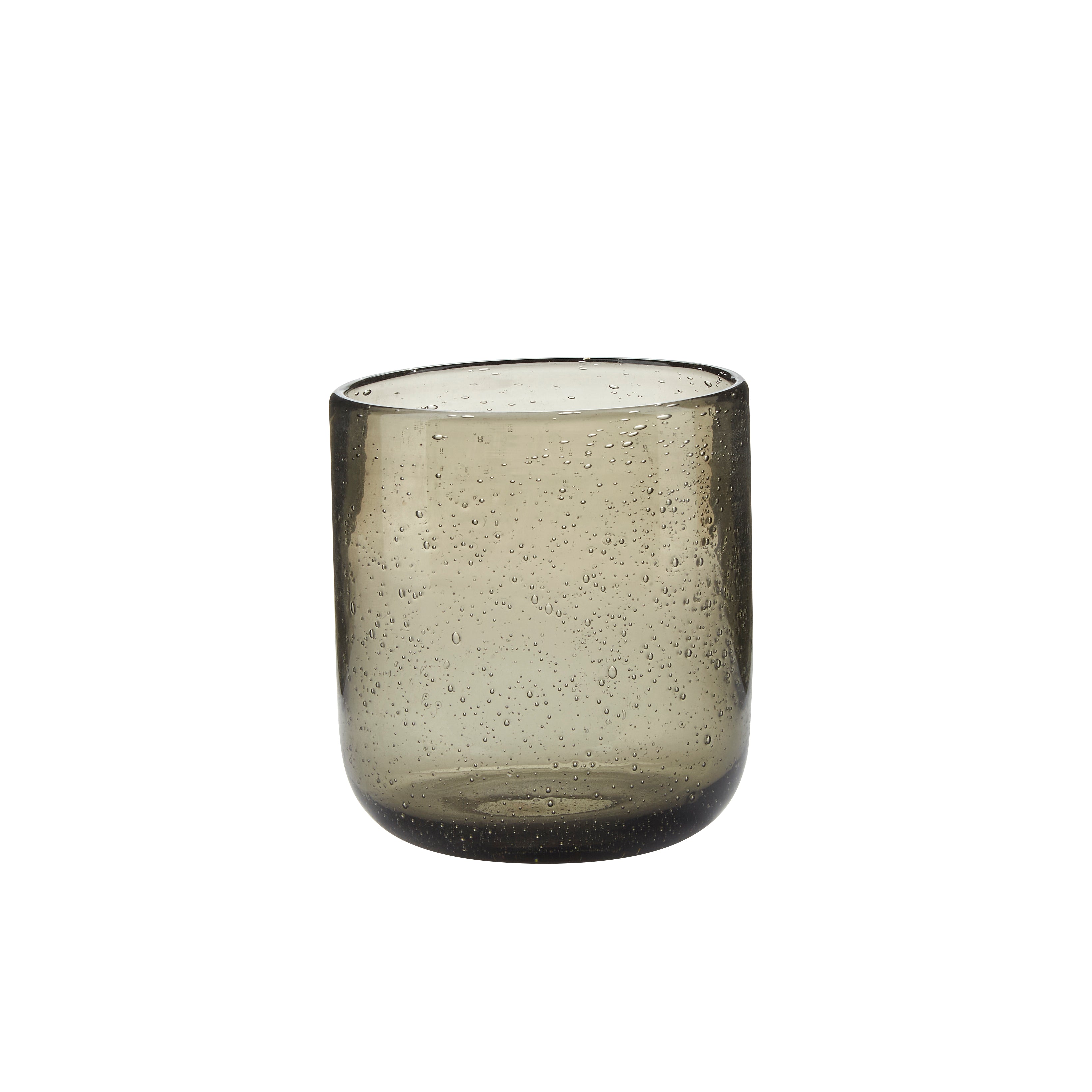 Vandglas, H9 cm. - Smoke